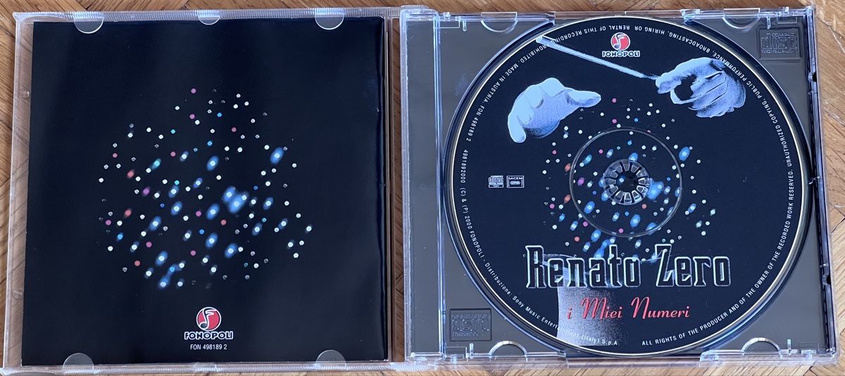 CD: Renato Zero i Miei Numeri  – Usato da Dino venduto da ani_ypr9 1