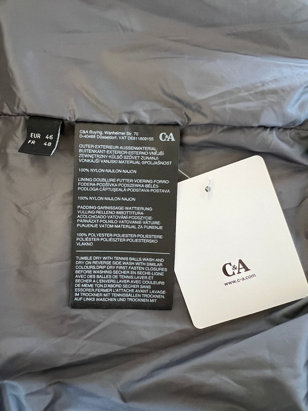 C&A Giacche: NEU: C&A Jacke Gr. 46 – Nuovo e nell'imballaggio originale da Lachen venduto da Reeci 6
