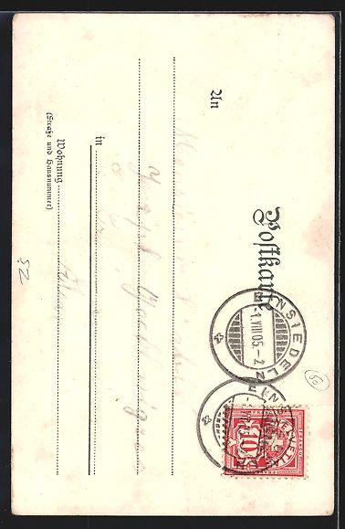 Cartoline postali: Einsiedeln, Gnadenkapelle, Gnadenbild – Usato da Berlin venduto da bartko-reher 1
