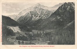 Rugnux oberhalb Bergün (GR) – Bahnentwicklung bahn