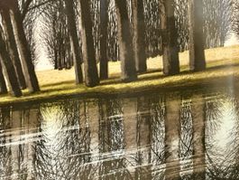 J. Depethes "L'Etang sous les Arbres" Lithographie 14/100