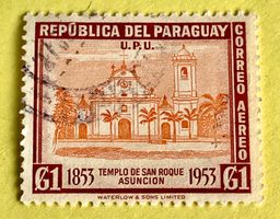 Briefmarke aus Paraguay gestempelt  Siehe Original Fotos 