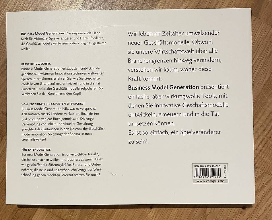 Libri: Business Model Generation – Usato da Wila venduto da pat_24 1