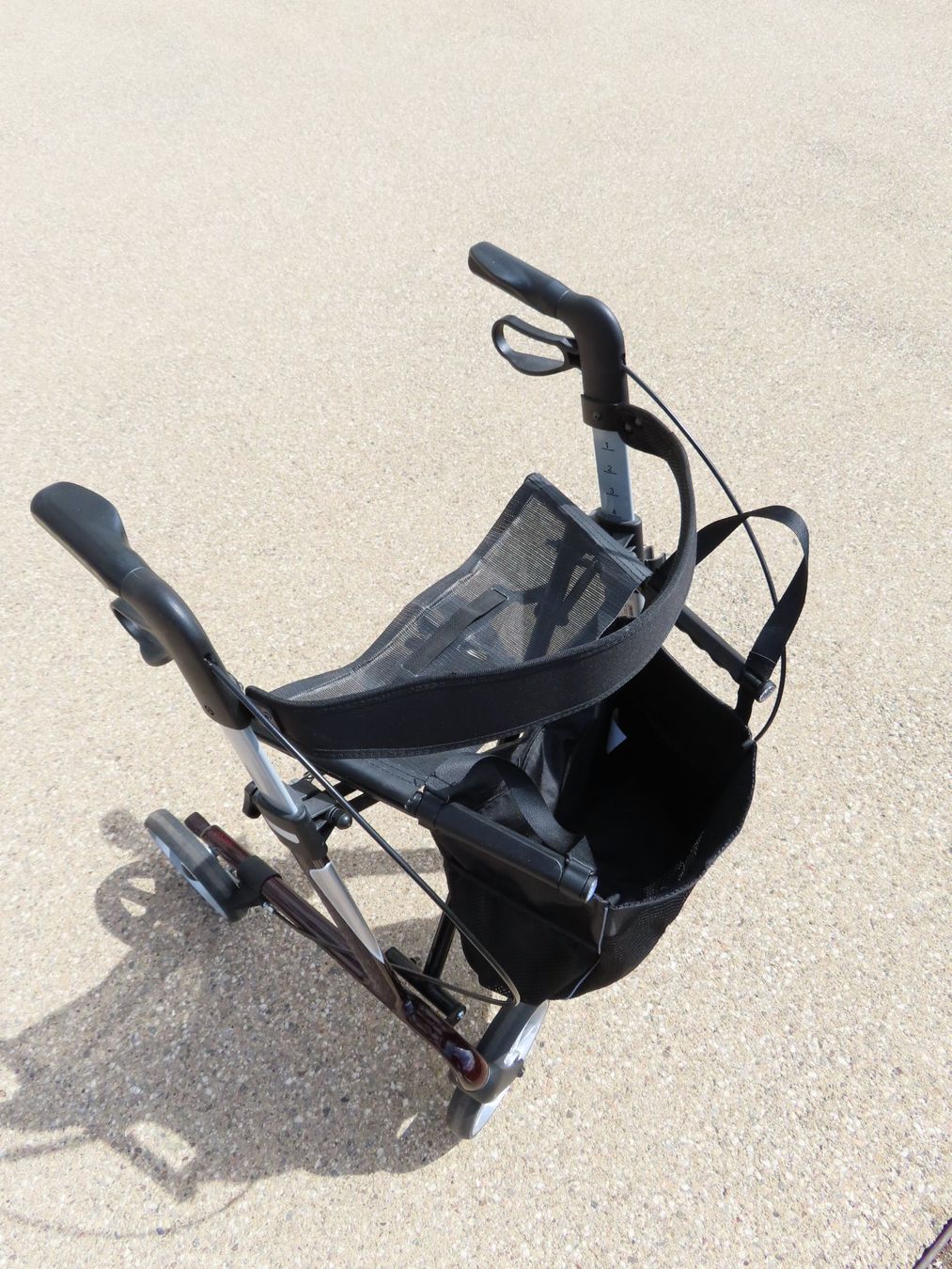 Ausili per la deambulazione: Rollator Vital Carbon – Usato da Reinach BL venduto da WBZ-Flohmarkt 7