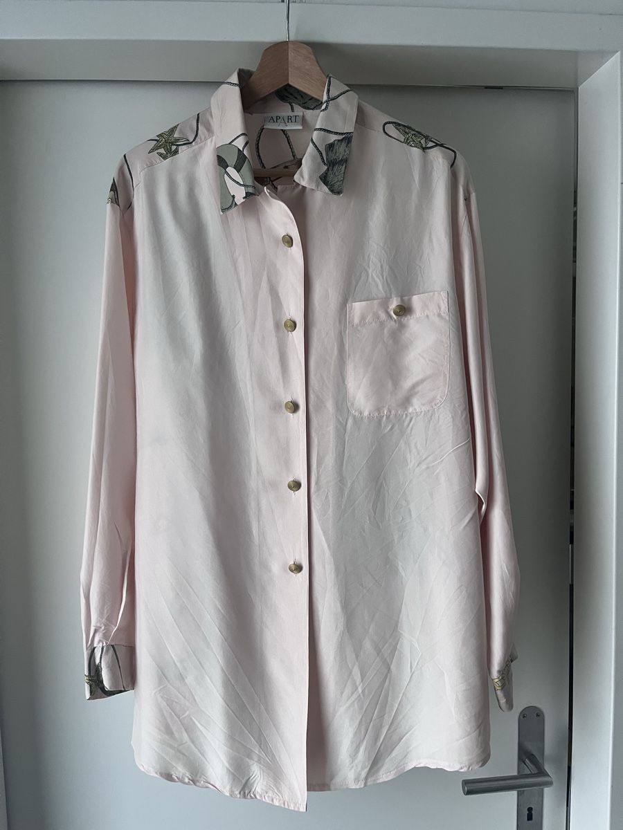 Blusen: Chemise soie rose imprimée - Été – Neu (gemäss Beschreibung) aus Zürich von ivi_aka_d 1