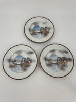 Vintage Teller Set 6 Stück Japanische Berglandschaft