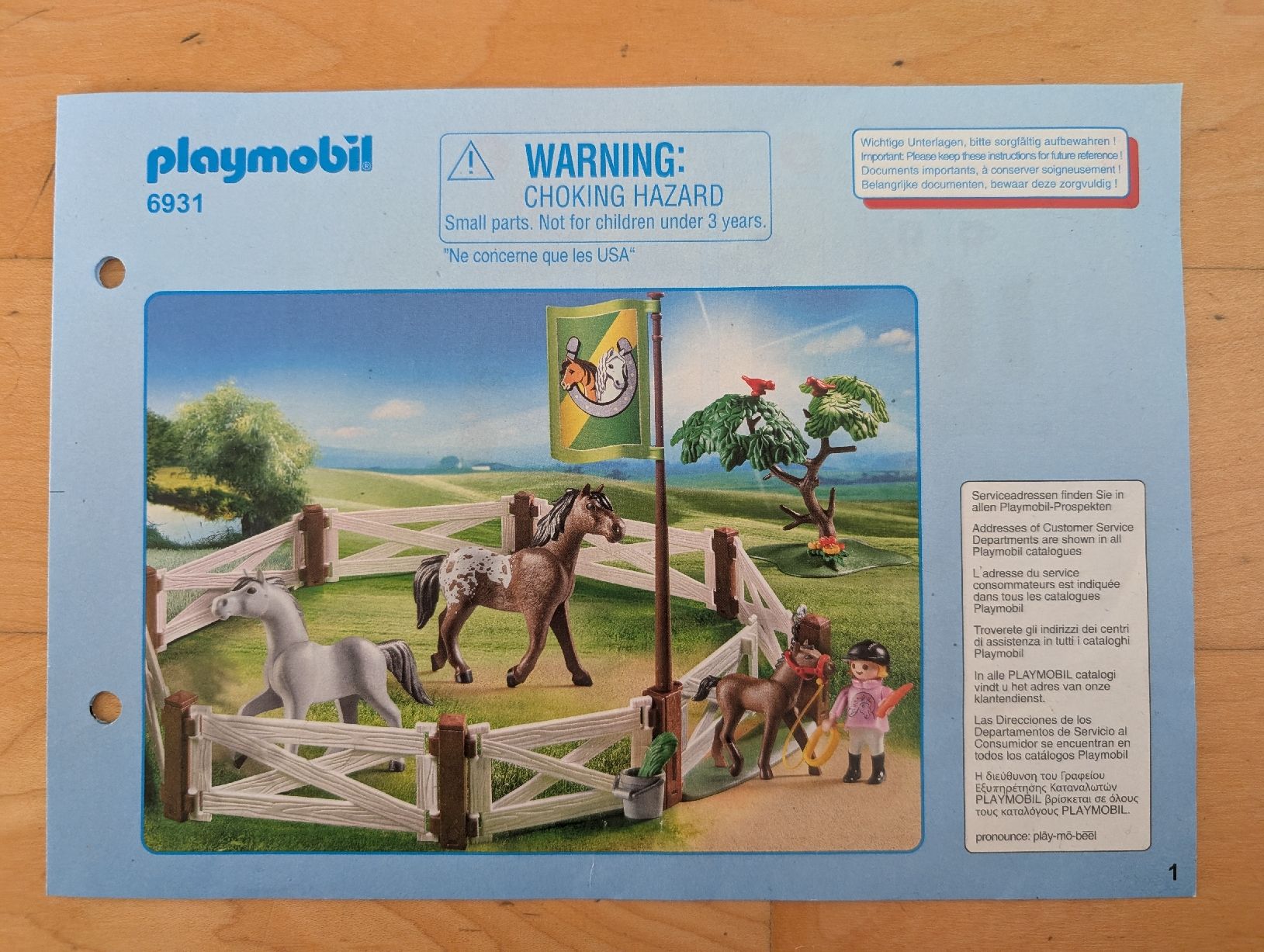 Playmobil Giocattoli: Pferdekoppel Playmobil 6931 – Usato da Aadorf venduto da lilaliana 3