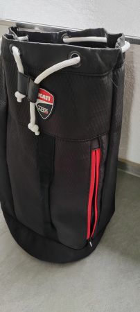 Rucksack Ducati Corse schwarz mit Kordelzug gebraucht