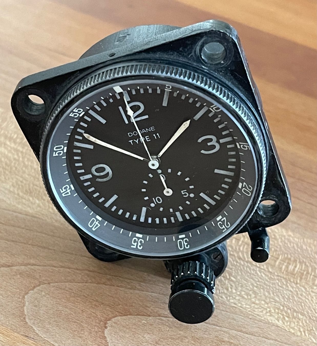Orologi: Dodane Type 11 Chronograph Borduhr Valjoux 551 restauriert – Usato da Embrach venduto da Canderau 1