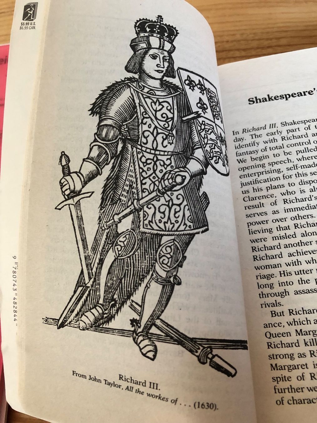 Libri: Shakespeare Richard III, Folger Ed., with illustrations – Usato da Zürich venduto da Upippin 4