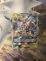 Pokemon Mewtwo & Mew GX Tag Team Karte guter Zustand