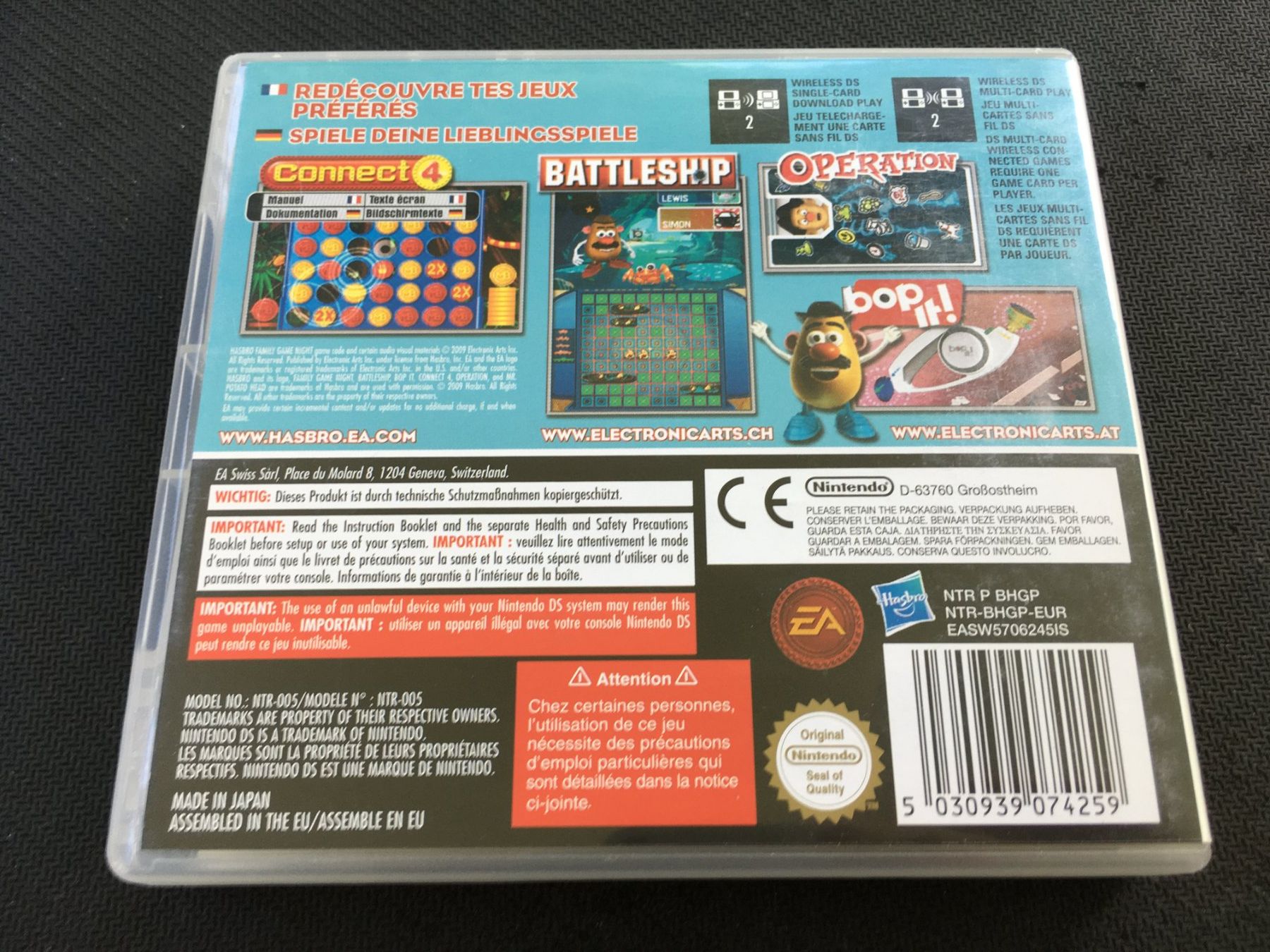 Nintendo Giochi: Hasbro Family Game Night - Nintendo DS – Usato da St.Gallen venduto da Punktchen01 1