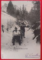 Lugeage des Bois en hiver ; JULLIEN FRERES EDITEURS A GENEVE