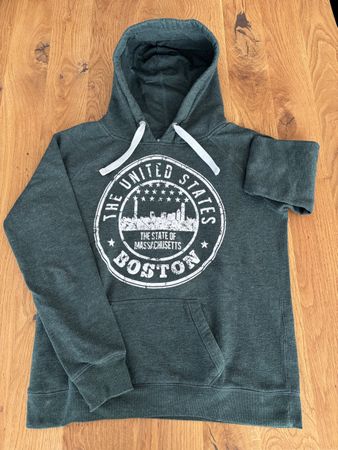 Boston Hoodie Gr. L grün Original Casualwear