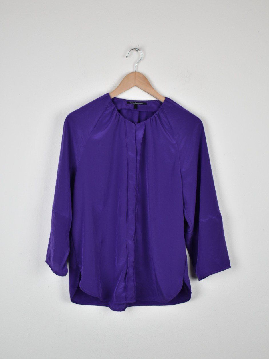 Luisa Cerano Camicette: Luisa Cerano Bluse, lila, Gr.34 – Usato da Nürensdorf venduto da 2ND_STORY