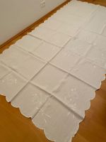 Tischdecke 100% Leinen reine Handarbeit-290 x155cm