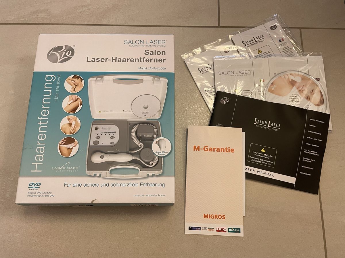 Epiliergeräte: Salon Laser-Haarentferner Modell LAHR C4000 – Neu und originalverpackt aus Champfèr von MangoMangi 1