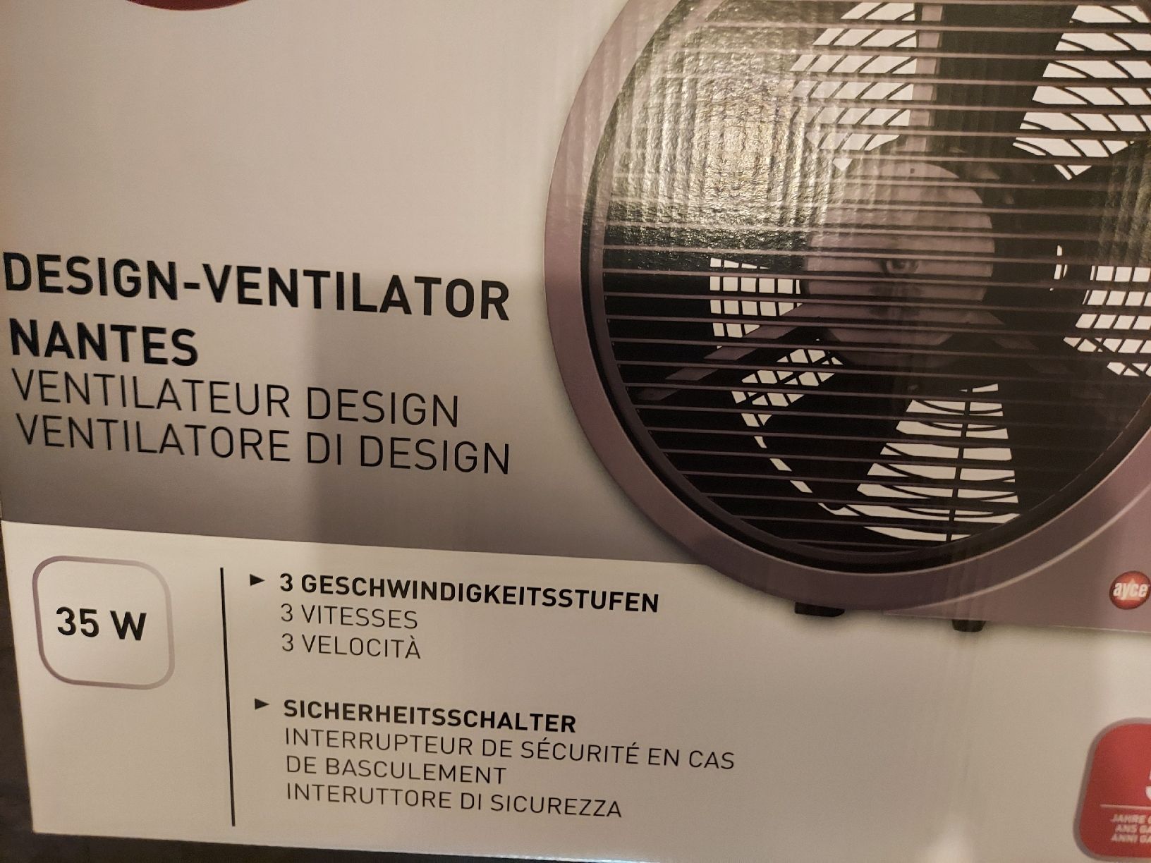 Ventilatori: Ayce Design Ventilator NEU – Nuovo e nell'imballaggio originale da Altishofen venduto da tammy05 1