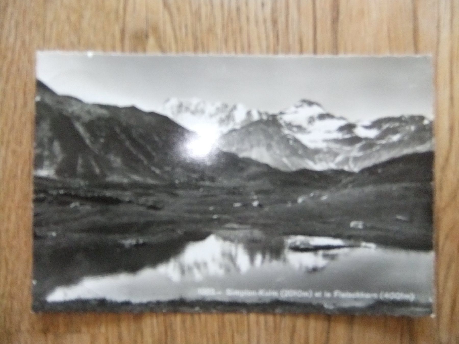Cartoline postali: Simplon Kulm + Fletschhorn 4.8.1952 – Usato da St. Niklaus VS venduto da wunschlos54