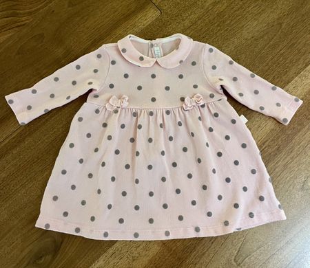 IL GUFO Kleid rosa mit Pünktchen Gr. 74/80 - neuwertig!