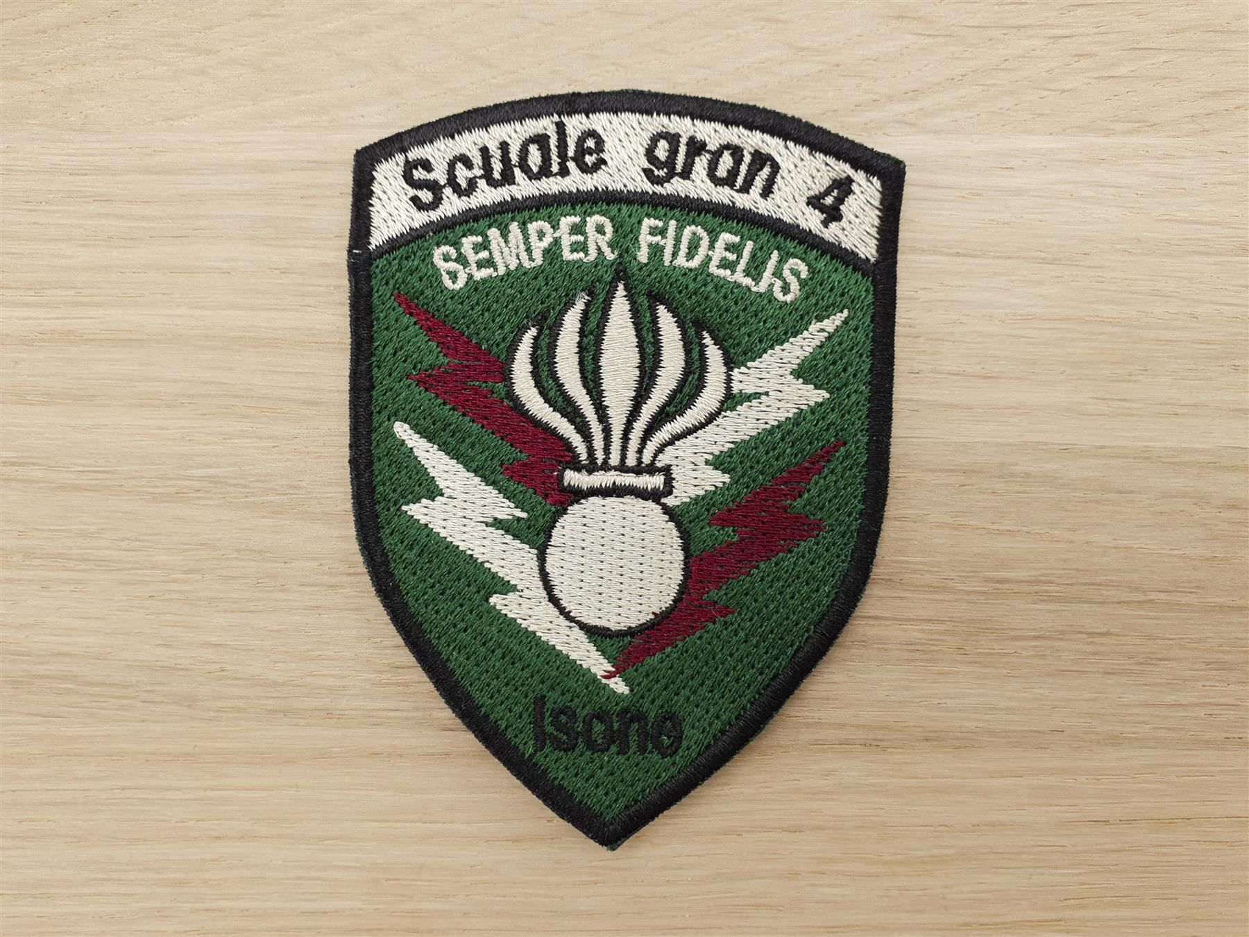 Plaketten & Abzeichen: Badge Scuole gran 4 Semper Fidelis Isone – Neu (gemäss Beschreibung) aus Erlinsbach von S700