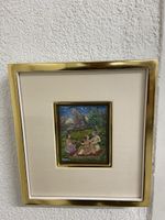 Original Miniatur Gemälde