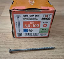 HECO TOPIX-plus Senkkopf Schrauben 5x100mm Inox 100Stk