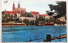 Basel - Partie am Rhein mit Münster