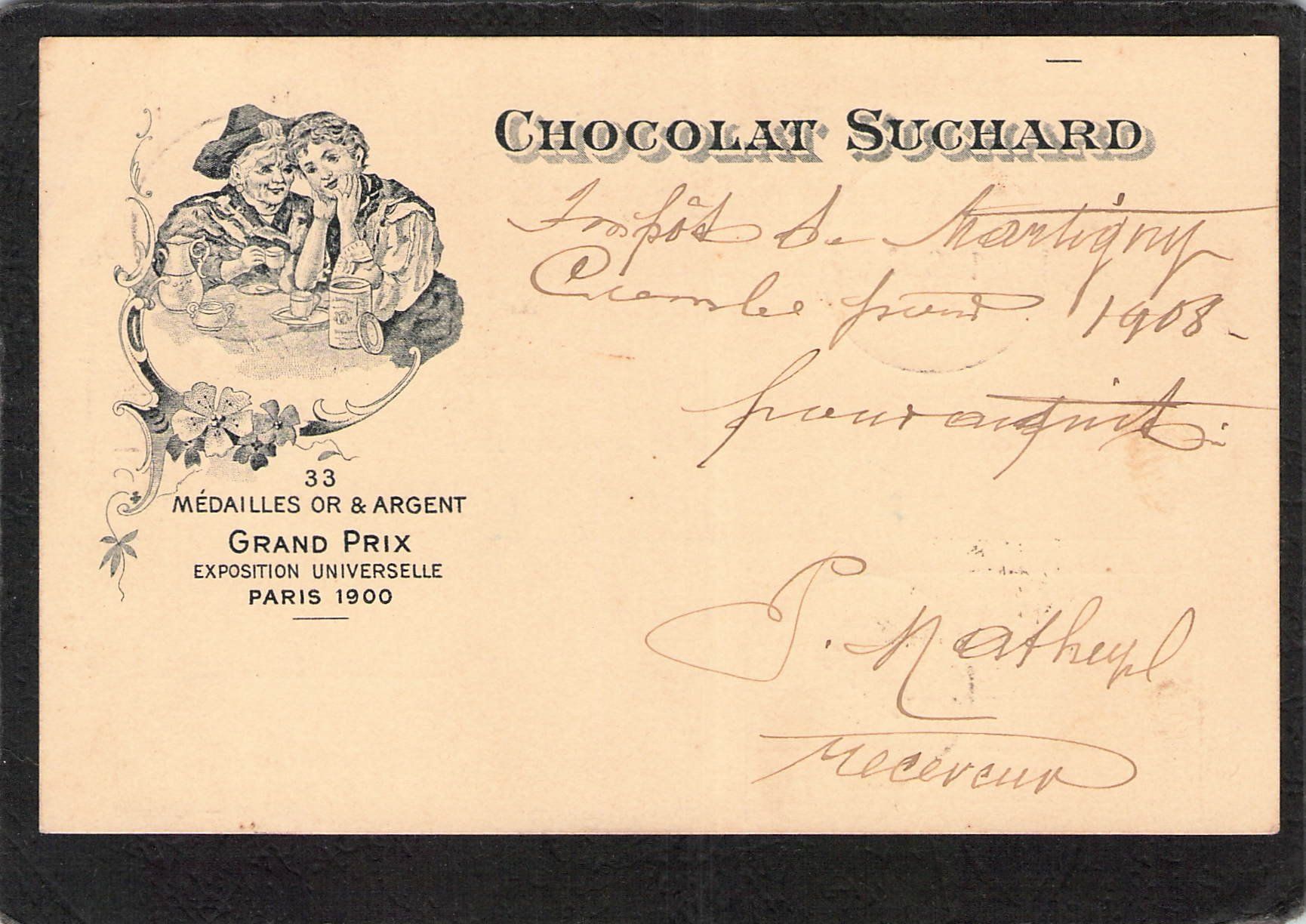 Tutti i francobolli: Suchard PK 034 Such 38 , gel. 19.Vl.1908 – Usato da Reichenburg venduto da Pipo-67