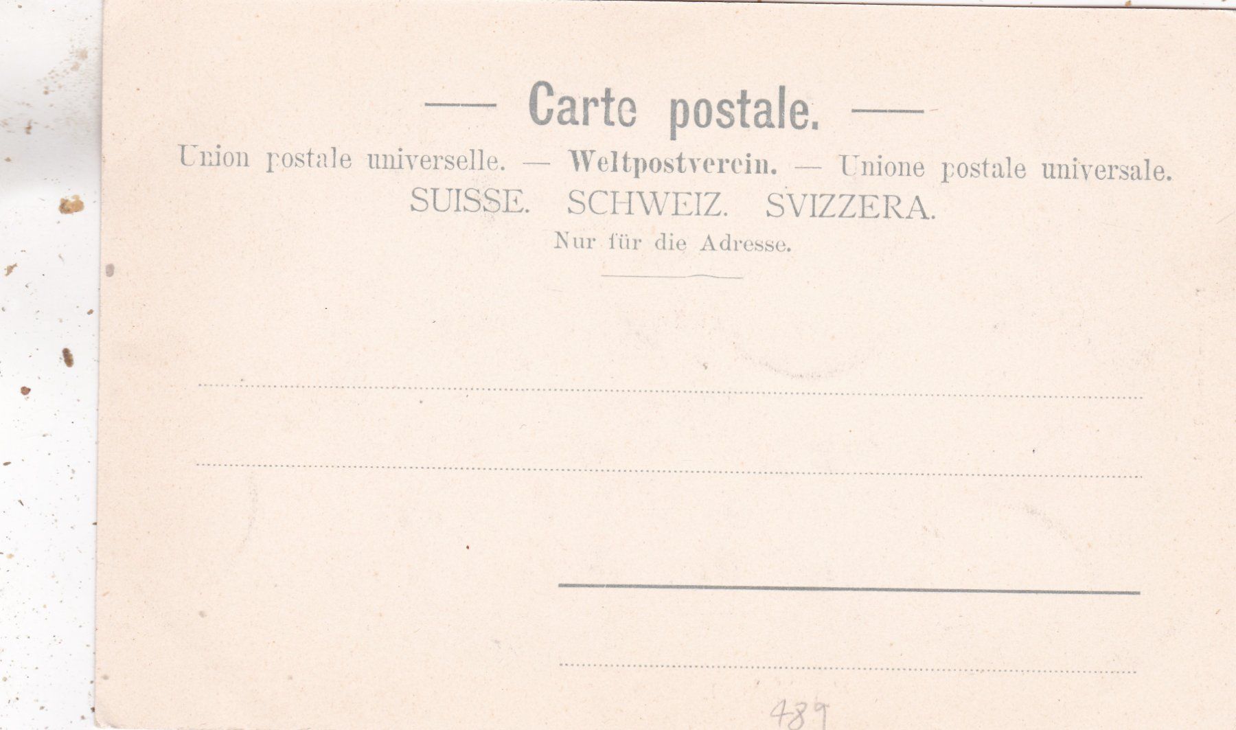 Cartoline postali: Via Mala I. Brücke – Usato da Herisau venduto da Lisegrat2008 1
