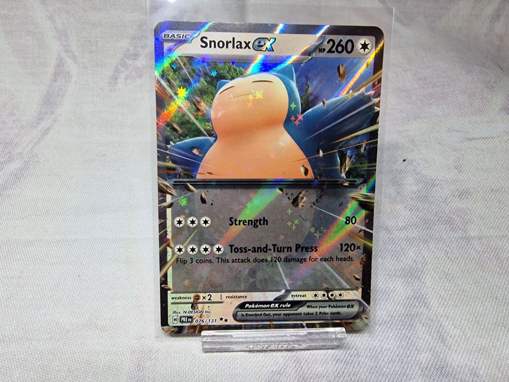 Snorlax ex PRE EN 076/131 - prismatic evolutions | Kaufen auf Ricardo