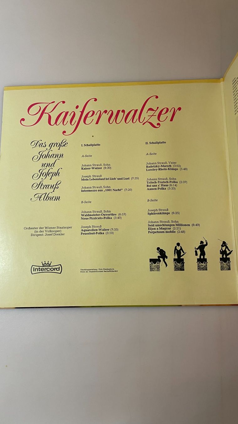 Schallplatten: Kaiserwalzer Schallplatte - Johann Strauss - 2 Schallplatten – Gebraucht aus Glattfelden von flomiking 2