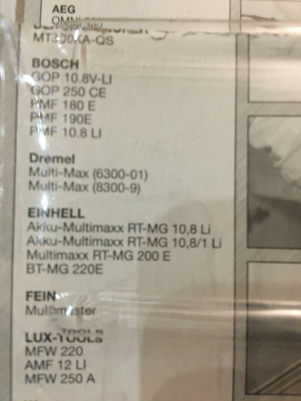 Lux Seghe: Segmentsägeblatt für Multifunktionswerkzeug – Nuovo e nell'imballaggio originale da Thun venduto da HIERoderDA 4