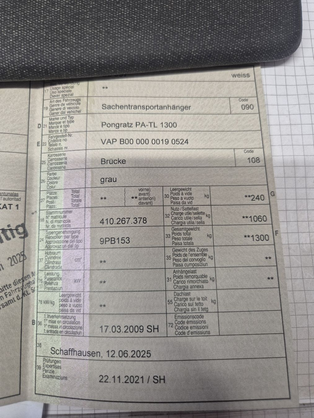 Rimorchi: Autoanhänger Plane – Usato da Hallau venduto da Tmn02 3
