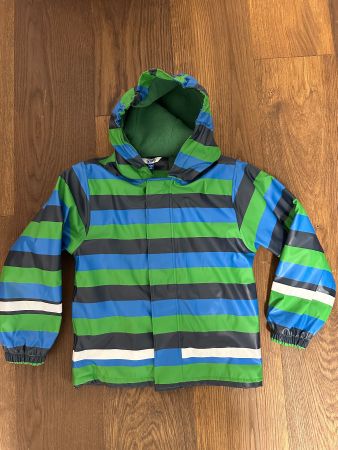 Gefütterte Regenjacke Grösse 128