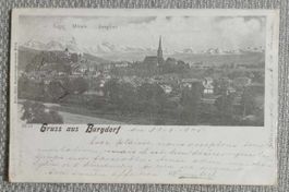 Postkarte / carte postale - Gruss aus Burgdorf 1905