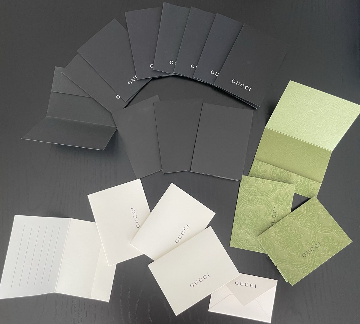 Cartoline: GUCCI GRUSSKARTEN UND UMSCHLÄGE SET – Nuovo (secondo la descrizione) da Rorschacherberg venduto da drdupor