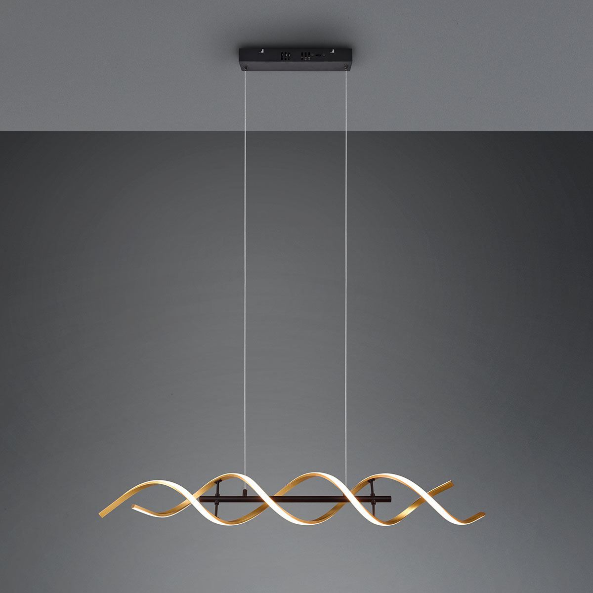 Kronleuchter & Deckenlampen: LED Pendelleuchte, Dimmbar, Gold – Neu (gemäss Beschreibung) aus Kreuzlingen von Smart-Light 3