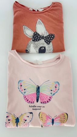 HM T-Shirts, Gr. 110/116, Mädchen, Sommer Look, Top Zustand