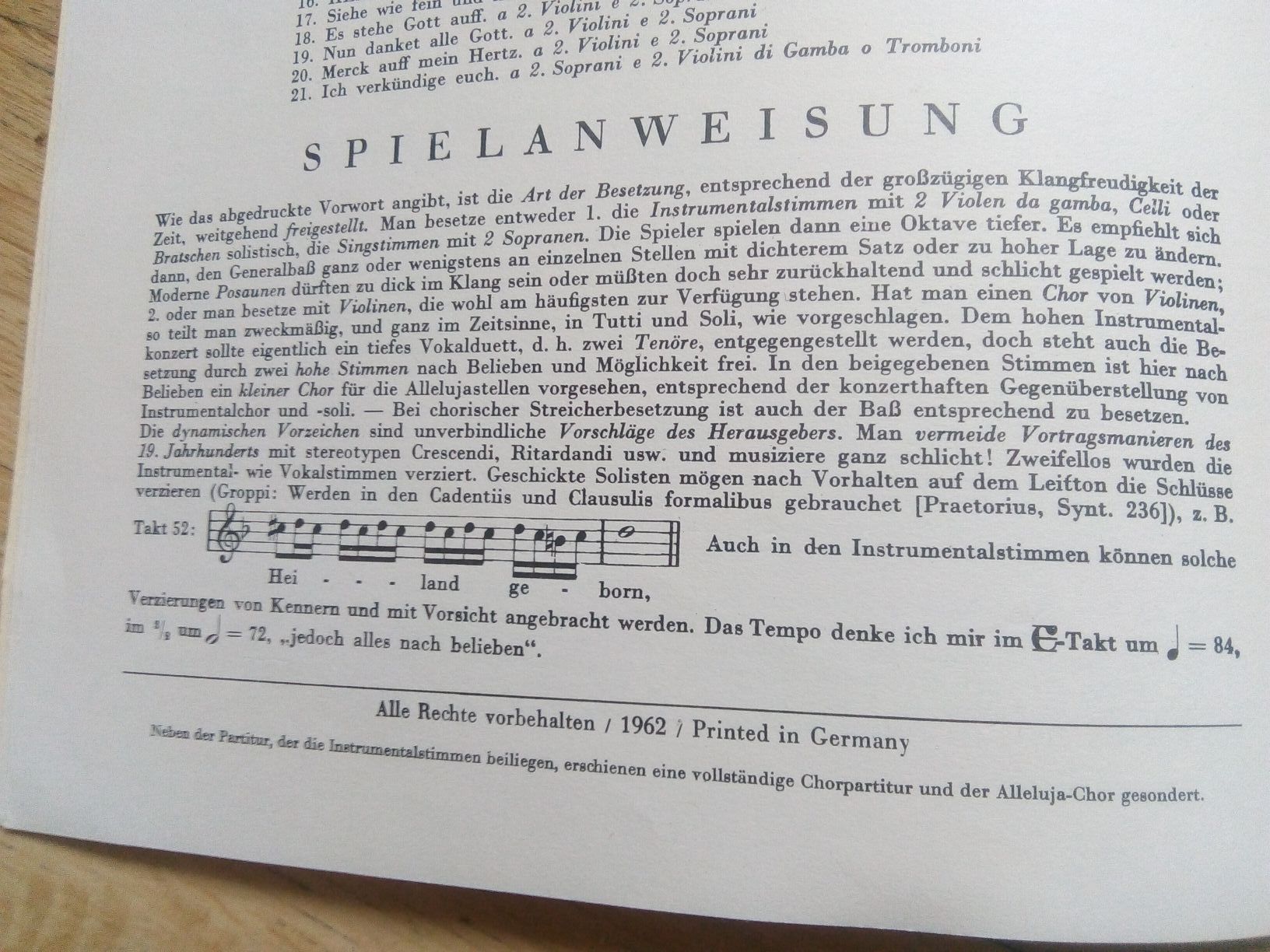 Libri: Weihnachtskonzert - Ich verkündige euch große Freude  ©'1962 – Usato da St. Gallen venduto da elk2021 3