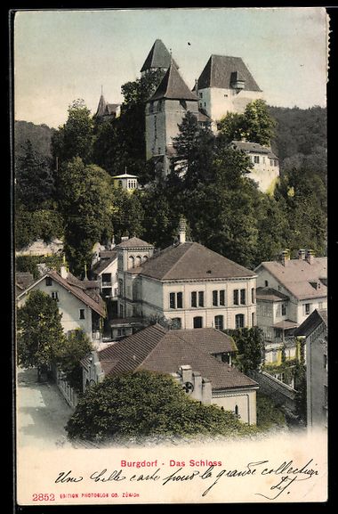 Ansichtskarten: AK Burgdorf, Das Schloss – Gebraucht aus Berlin von bartko-reher