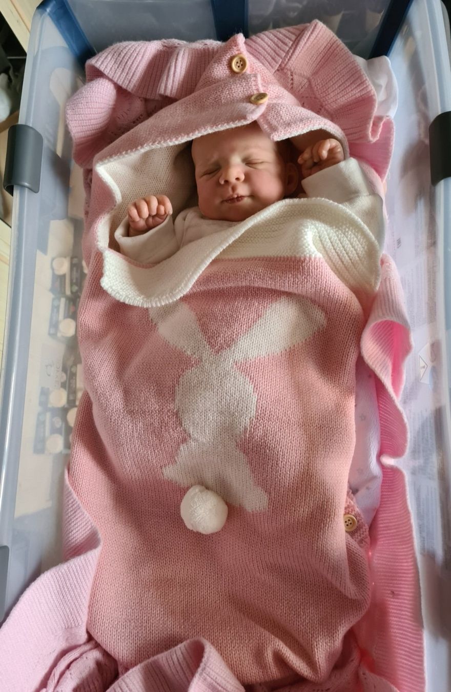 Decken: Baby Kuschelsack-Decke Häsli mit Bommel – Neu (gemäss Beschreibung) aus Winterthur von bibummi 7