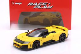 Ferrari F80 Year 2024 yellow 1:18 Bburago NOVP