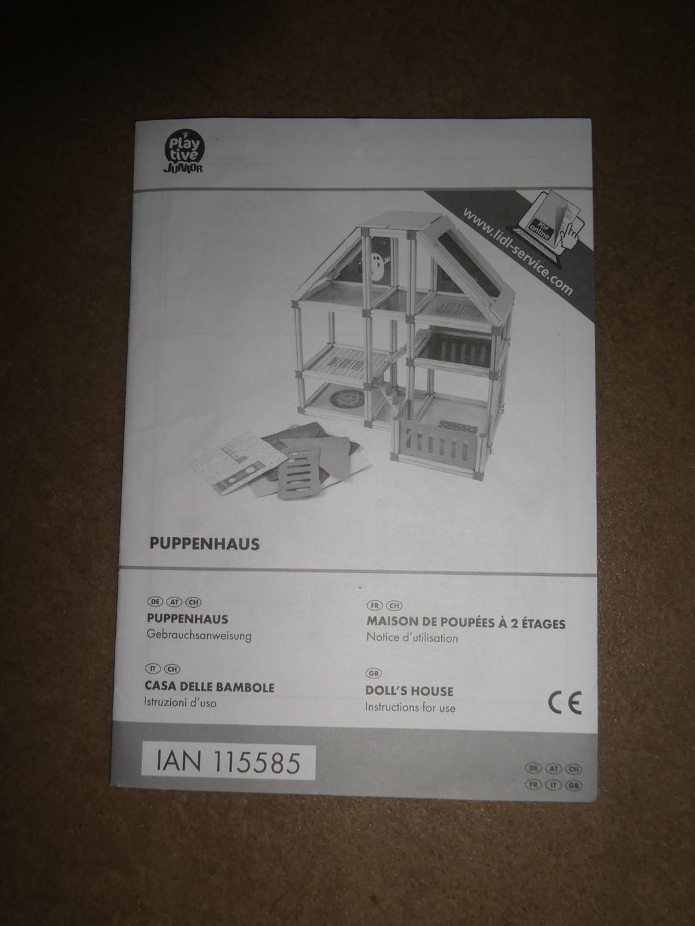 Case e mobili per bambole: Puppenhaus aus Holz – Usato da Mels venduto da KOSL 2