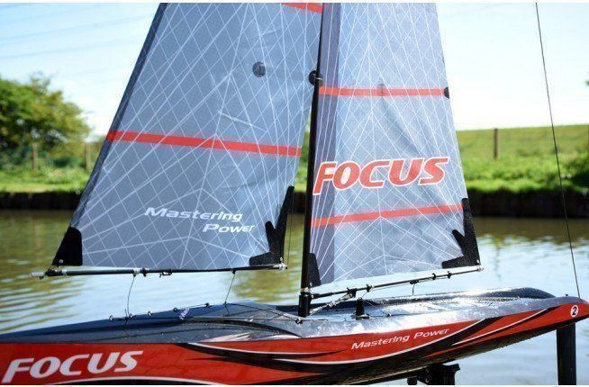 Modellismo RC: Segelschiff Focus 2 Komplettset NEU – Nuovo e nell'imballaggio originale da Horgen venduto da RcModell 2