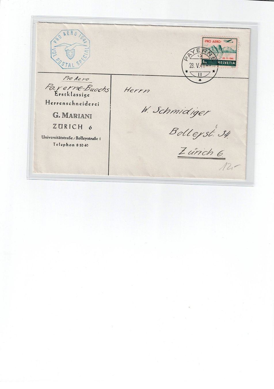 Tous les timbres: Schweiz, 9 Flugpostbriefe 1 – D'occasion à Hinteregg par McCharly01 9