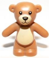 Lego minifiguren accessoire petit ourson brun
