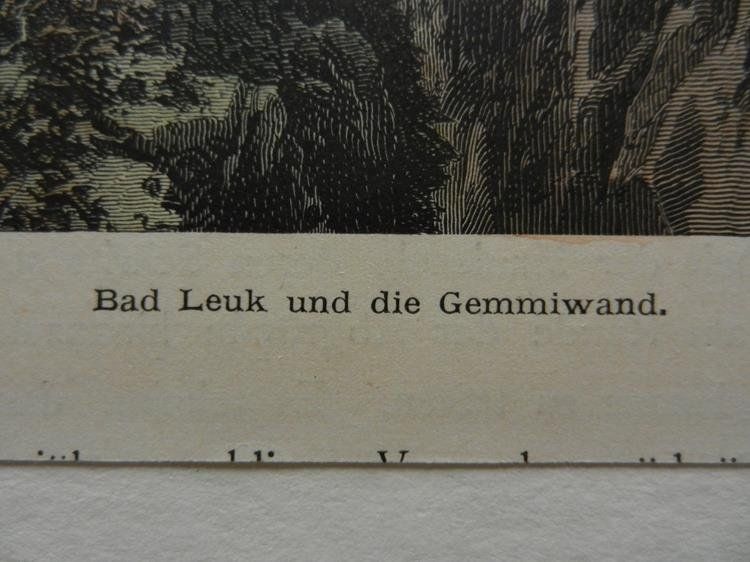 Gravures: Bad Leuk Gemmiwand – D'occasion à Risch par Rischli15 3