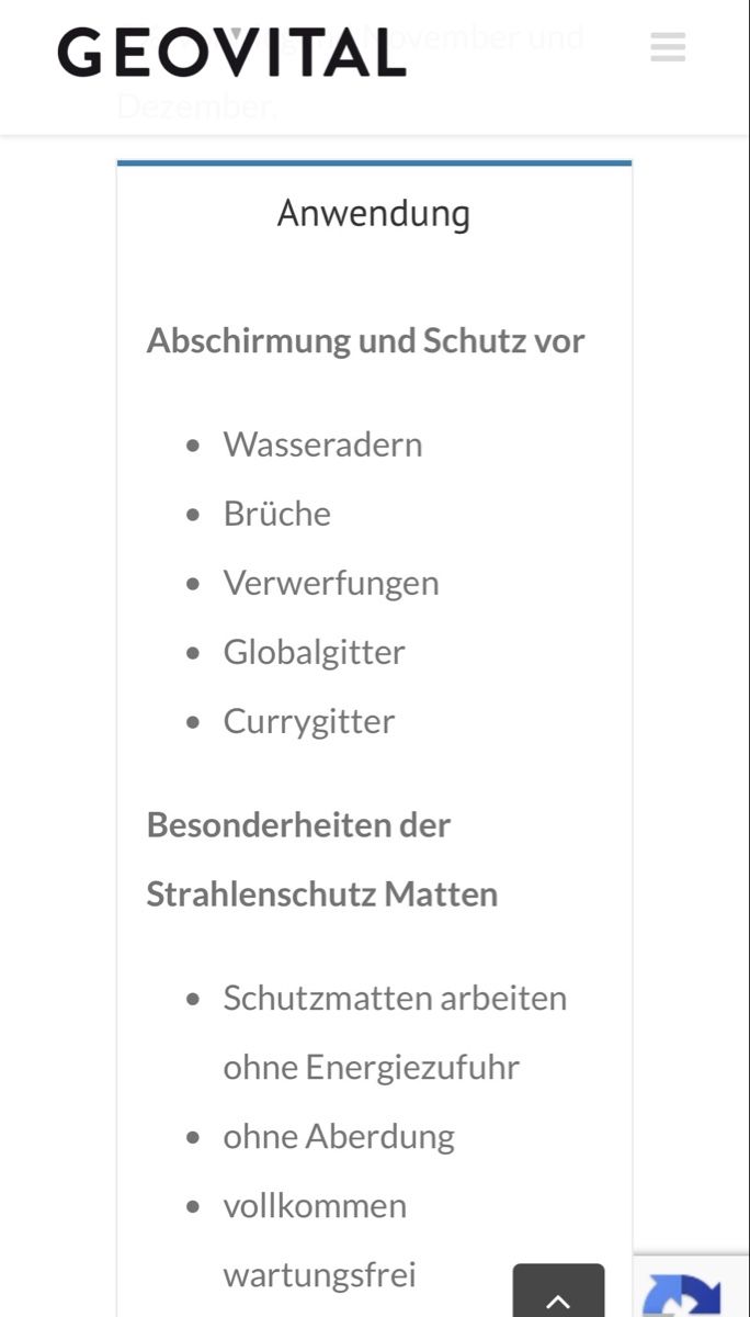 Tappetini fitness: Geovital Strahlenschutzmatte – Usato da Triesen venduto da Einstein011 2