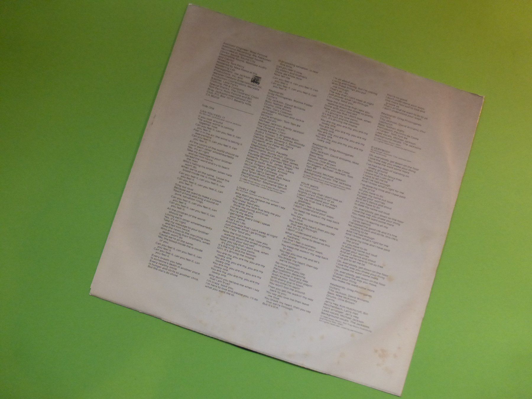 Dischi in vinile: The Jacksons – Triumph – Usato da Zürich venduto da Swiss57 2